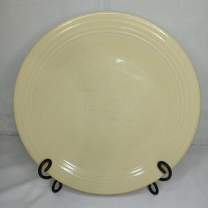 Fiesta Fiestaware Vintage Yellow Chop (Serving) Plate 11.5"